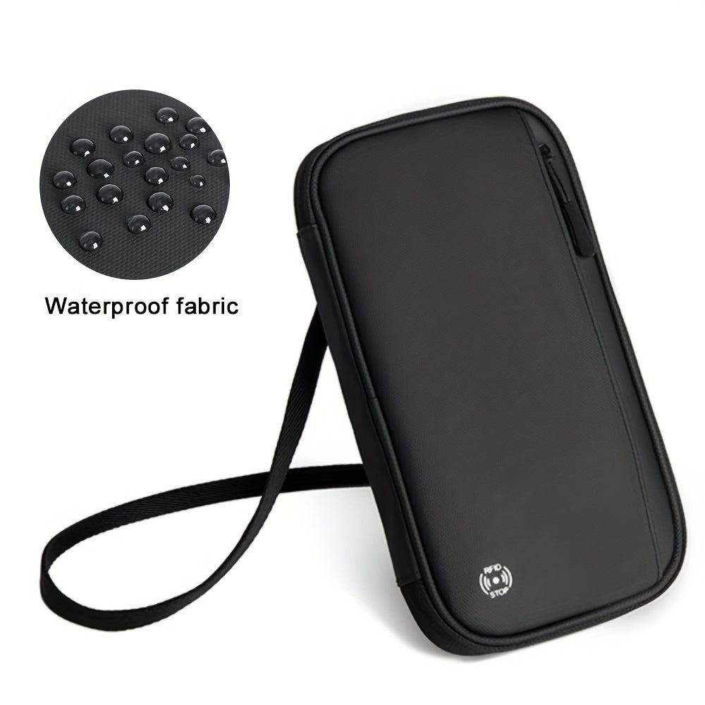 RFID Blocking Family Passport Travel Wallet Holder