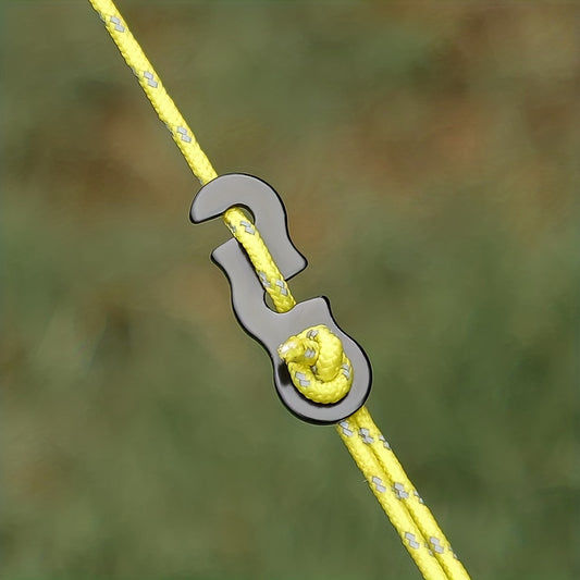 10pcs Adjustable Tent Cord Rope Buckles S-Type Tensioners Fastener
