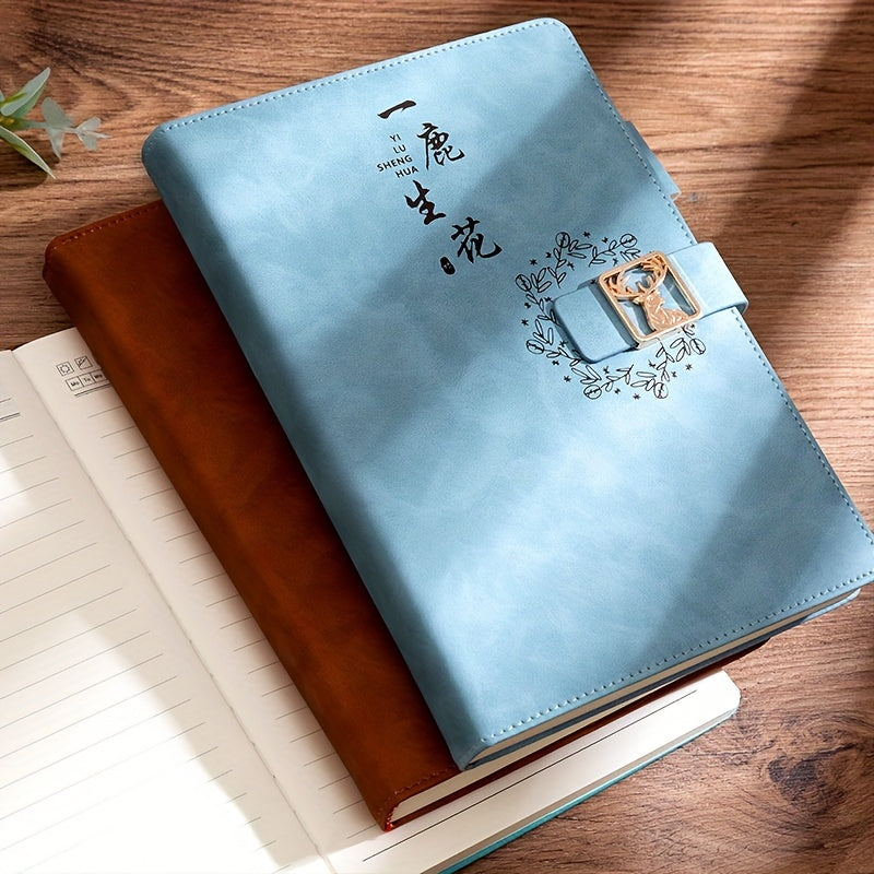 Deer Horn Notebook A5 160 Pages Holiday Gift