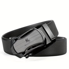 Men's PU Leather Automatic Buckle Belt