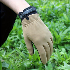 Thin Tactical Fitness Gloves Non Slip Breathable Long Finger