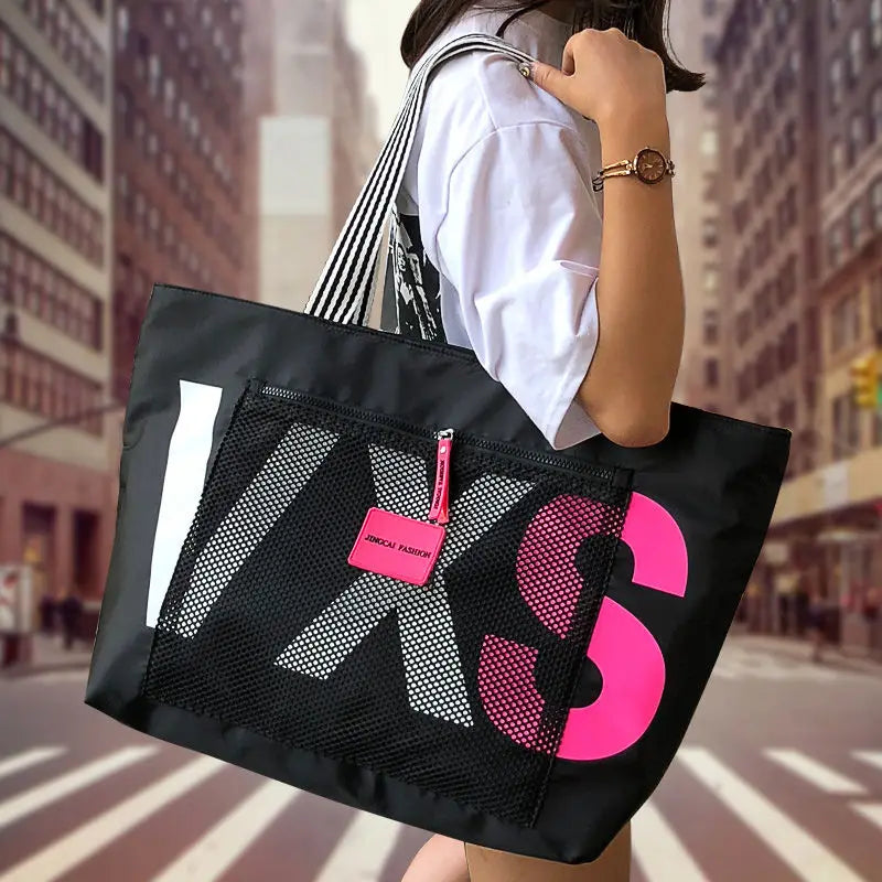Waterproof Women Shoulder Bags Tote Beach Bag Large Capacity