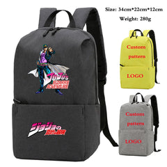 JoJo's Bizarre Adventure Backpack Teenagers School Bag Laptop Bag