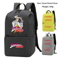 JoJo's Bizarre Adventure Backpack Teenagers School Bag Laptop Bag