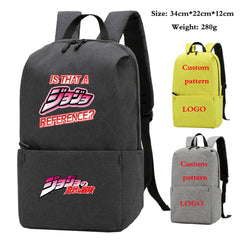 JoJo's Bizarre Adventure Backpack Teenagers School Bag Laptop Bag