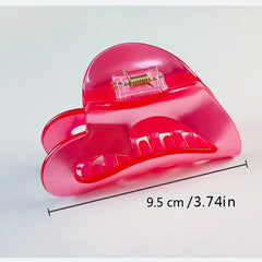 Heart Shaped Hair Claw Clip for Women Girls Hair