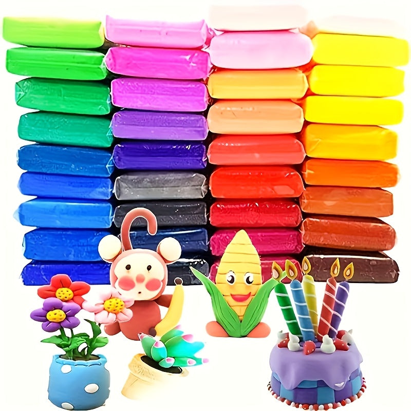 Magic Clay 36 Colors Model Clay with Tools Soft Ultra Light Toy Gift