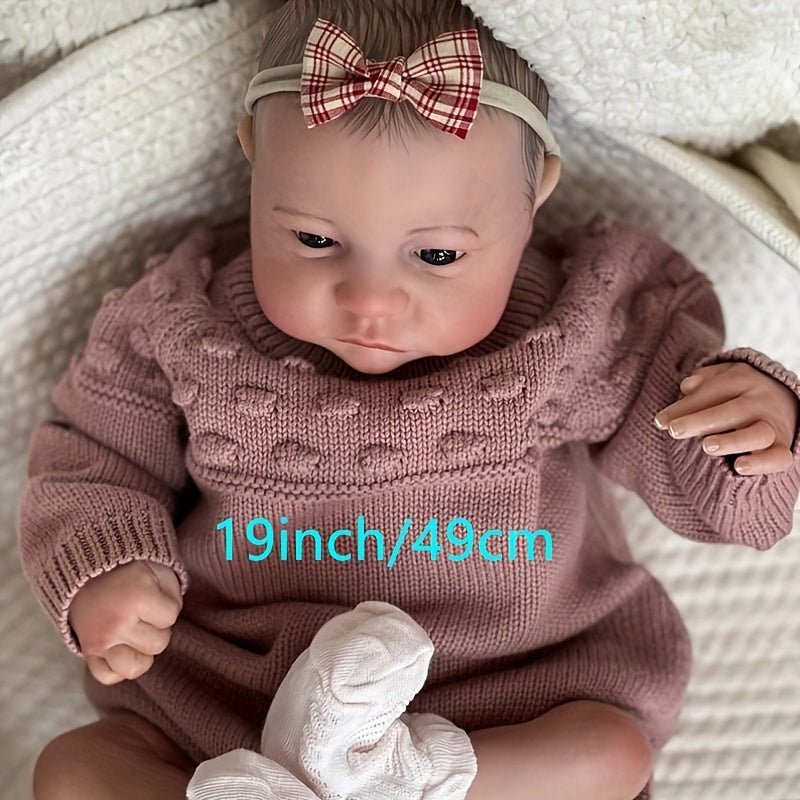 NPK 48 Painted Finished Reborn Baby Doll Levi Awake Newborn Baby Size