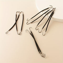 10pcs Hair Hook Tie Invisible Hair Rope Styling Tool Ponytail Holder Accessories