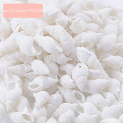 50Pcs Multicolor Conch Shell Beads for Jewelry Making DIY