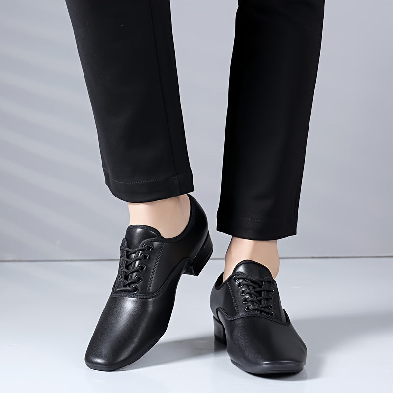 Men's Breathable Lace-Up Dance Shoes for Outdoor Activities