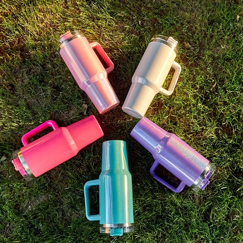 40oz Stainless Steel Water Tumbler with Lid and Straw