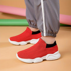 Boys Breathable Knit Sneakers Casual Running Shoes