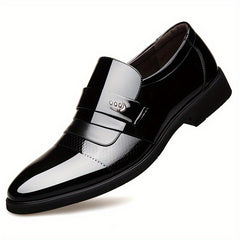 Men's Pointed Dress Shoes Comfortable Non slip Formal Shoes