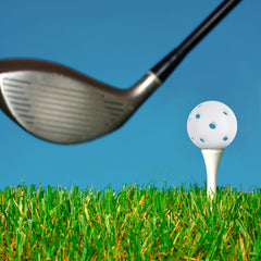 24-Pack Plastic Golf Balls for Backyard Practice & Swing Training