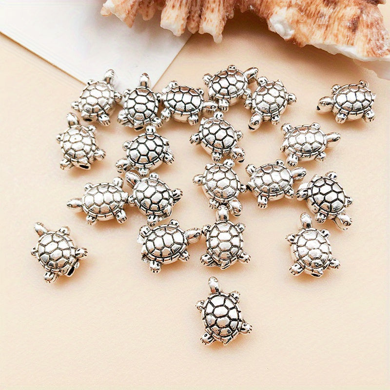 20pcs Antique Silver Animal Shape Metal Loose Beads for DIY Bracelet Necklace
