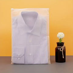 20Pcs Transparent Zipper Storage Bag Travel Clothes Packing Plastic Luggage Orga
