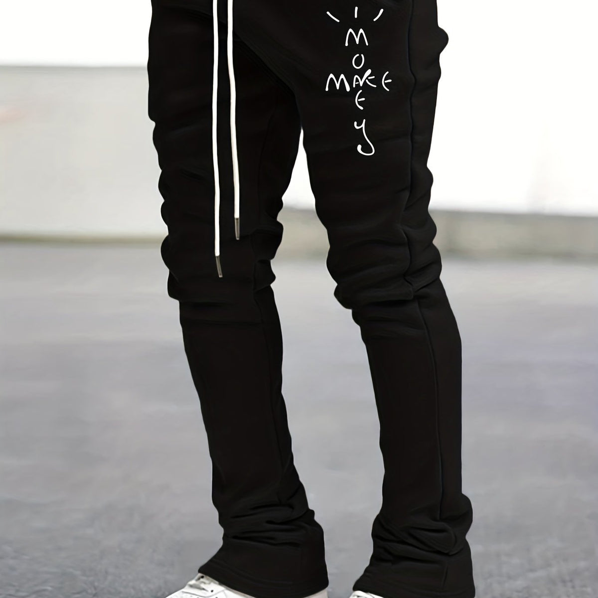 Men's Comfy Flared Trousers Casual Stretch Hip Hop Joggers