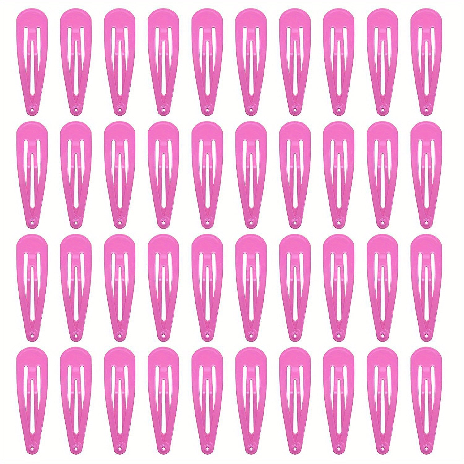 40pcs Baby Girl's Snap Clip Metal Hair Clip Hair Accessories