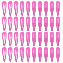 40pcs Baby Girl's Snap Clip Metal Hair Clip Hair Accessories