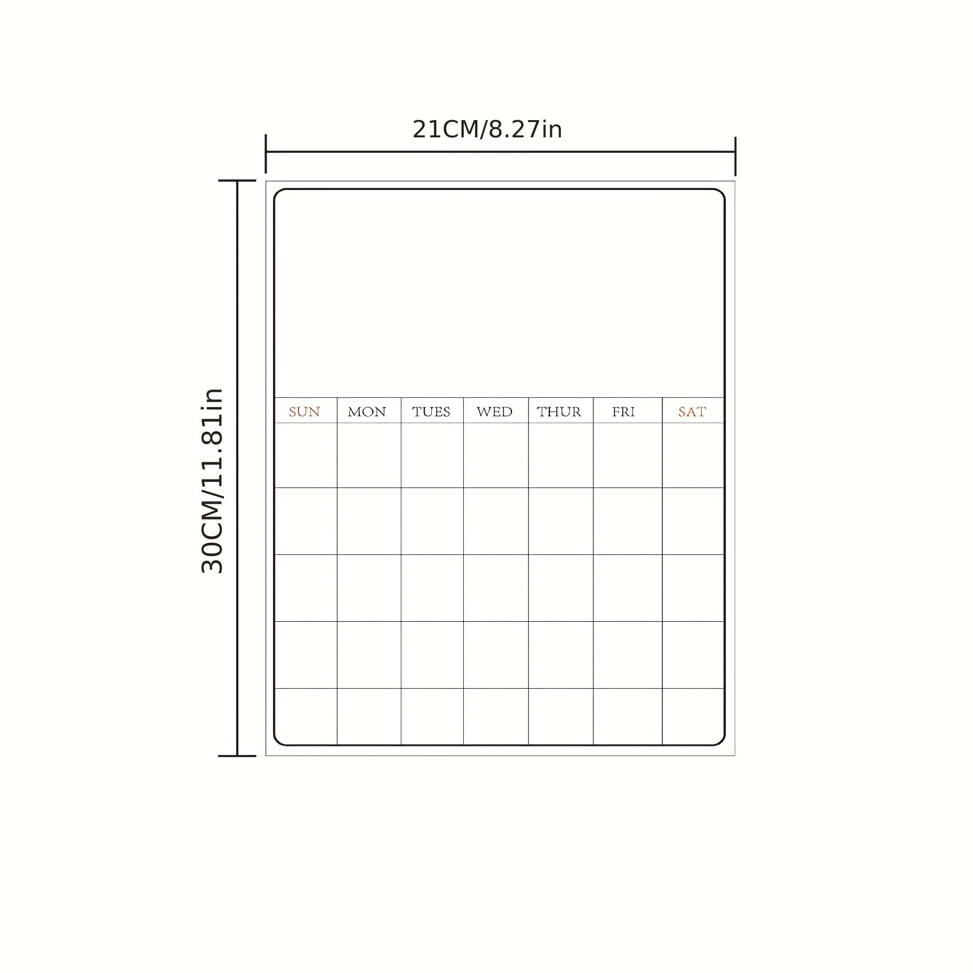 A4 Magnetic Message Board Blackboard Sticker for Home & Office