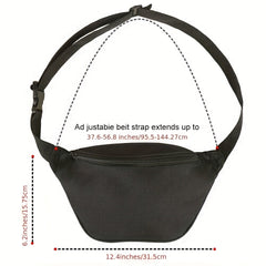 Adjustable Canvas Running Fanny Pack for Men and Women