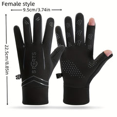 Winter Warm Gloves Driving & Riding Non-slip Windproof Waterproof