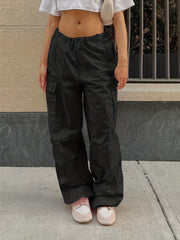 Y2K Oversized Cargo Straight Casual Pants Women's Clothing