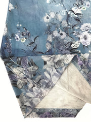  Floral Print Bell Sleeve Button Up Cardigan