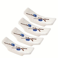 4pcs Japanese Chopsticks Holder Creative Ceramic Stand