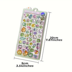 3D Cartoon Stickers for Phones Computers Tablets