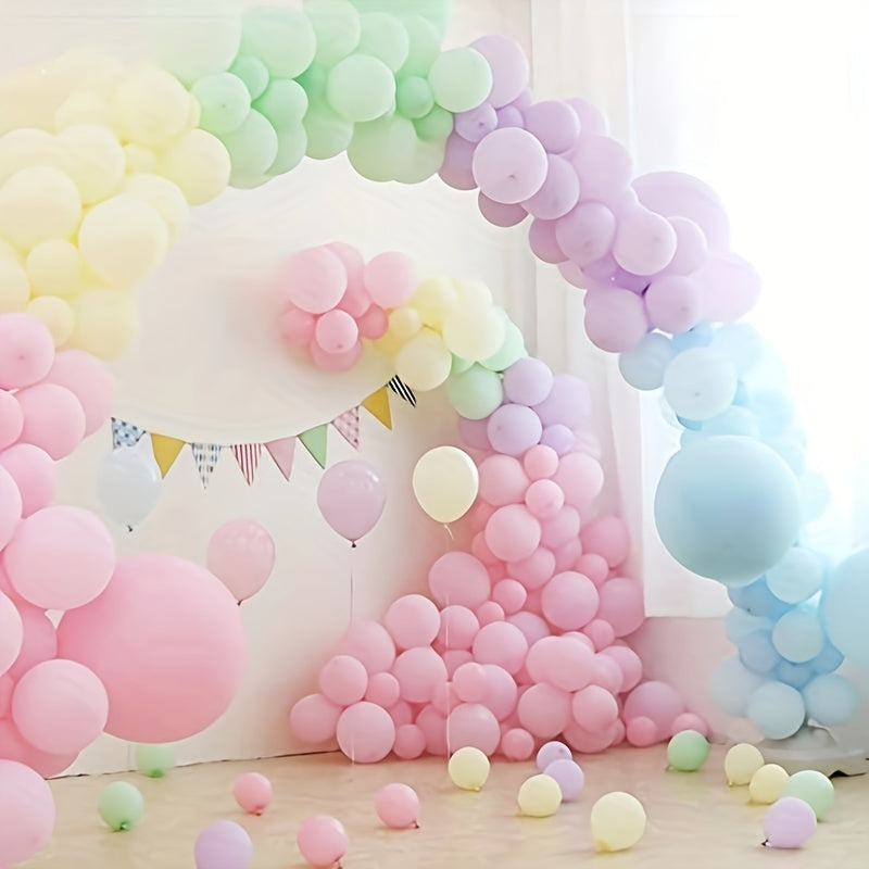 143pcs Ice Cream Macaron Balloon Garland Kit Wedding Birthday Party Decor