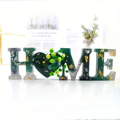Resin LOVE & HOME Silicone Molds for Room Decoration