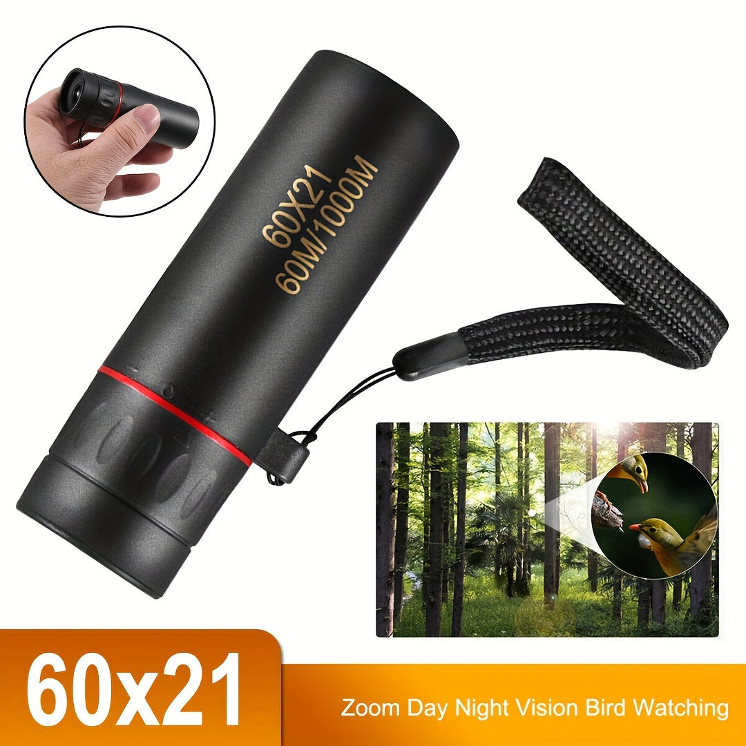 12X HD Magnification Monocular 3 6 Inch High Power Telescope
