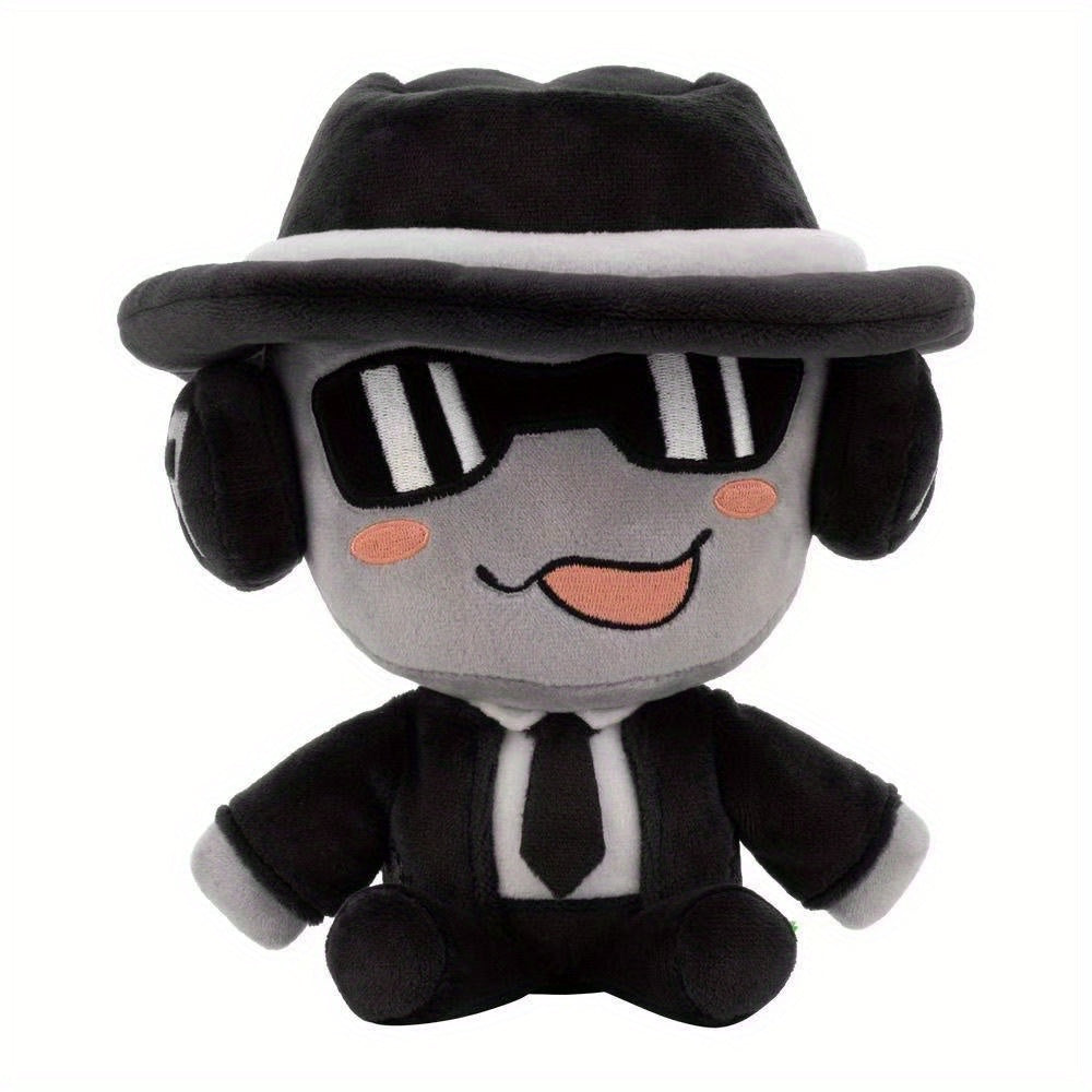 Forsaken Chance Plus Plush Toy - Cartoon Plushie with Hat & Glasses