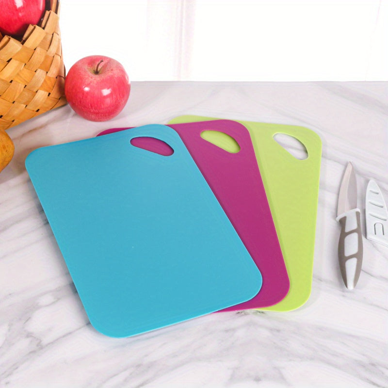 Plastic Cutting Board Set of 3 Dishwasher Safe Cutting Boards with Juice Grooves