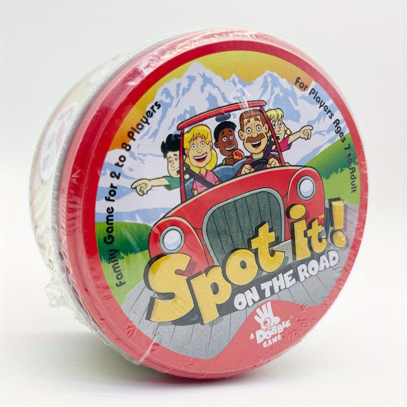 Spot It On the Road Fun Card Matching Travel Game for Kids Ages 7
