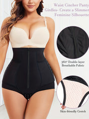Front Zip Shaping Panties Tummy Control Compression Panties