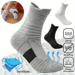 3 Pairs Warm Fleece Athletic Socks Sports Cycling Hiking