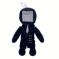 Surveillance Man Tie TV Man Wings Plush Toy Doll