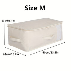 Foldable Quilt Clothes Storage Bag Clothing Packing Bag With Handle