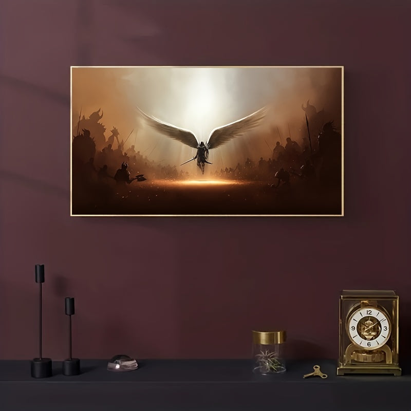 Archangel Tyrael Wall Canvas Art Frameless Painting for Home Decor