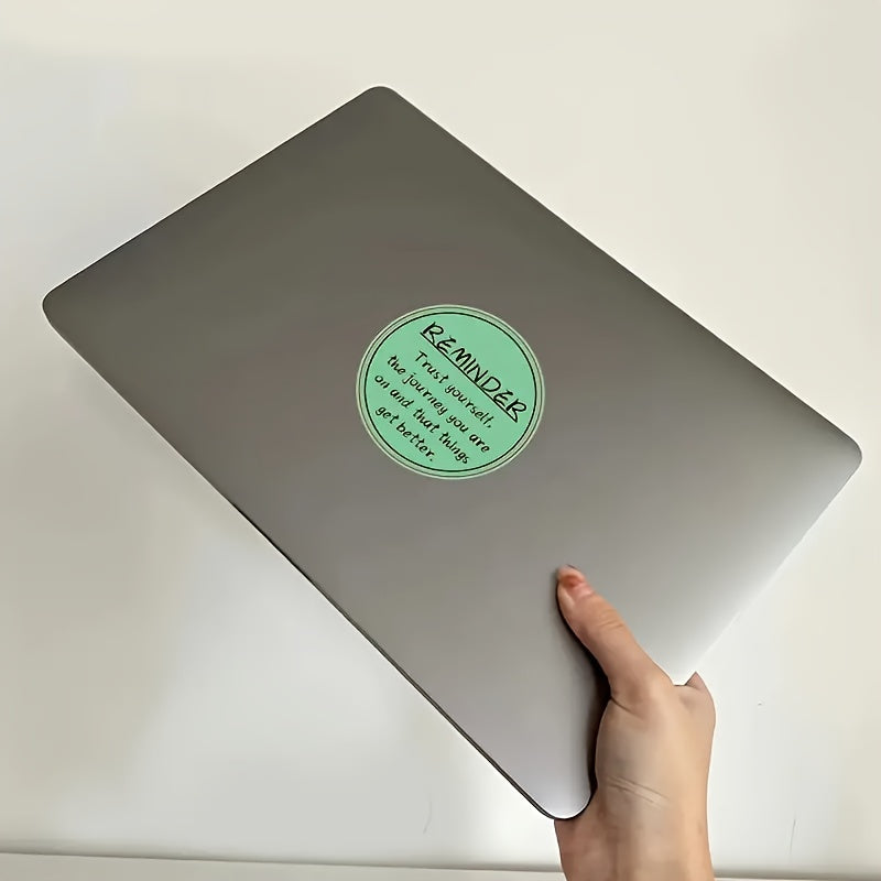 24pcs Mental Health Positive Waterproof Reminder Stickers for Phone/Computer
