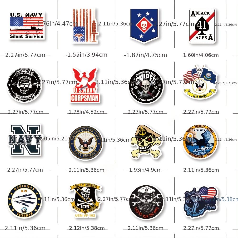 52pcs U S Navy Stickers United States Navy Pride Stickers