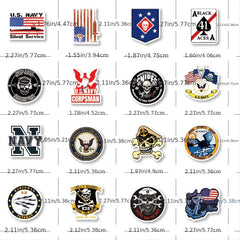 52pcs U S Navy Stickers United States Navy Pride Stickers