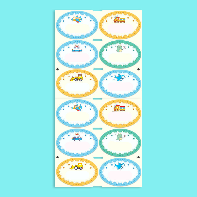 Personalized Ironing Labels for Clothes - 48pcs, Machine Washable