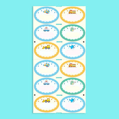 Personalized Ironing Labels for Clothes - 48pcs, Machine Washable