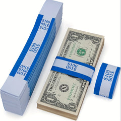 Self Adhesive Currency Tape Binding Paper Tape - 10 Colors