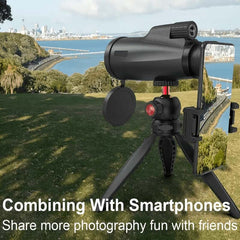 10x50 Monocular Telescope - High Definition Optics - Manual Focus