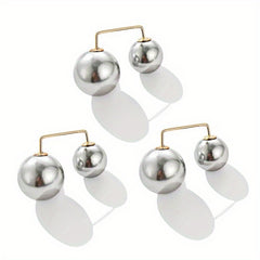 3pcs Faux Pearl Scarf Pin Brooch Waist Pin Shawl Pants Clip